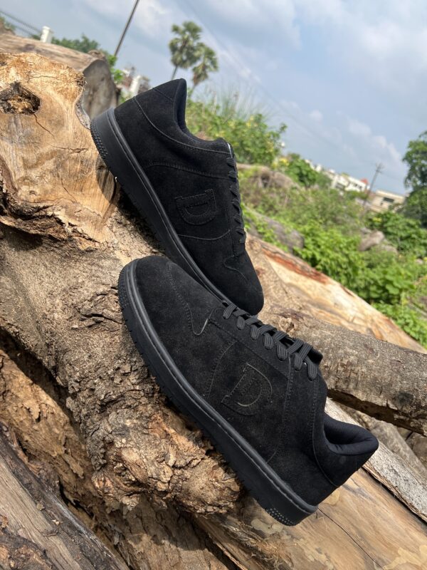 Matte Black Sneakers